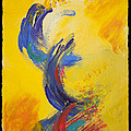Abstract Yellow Blue